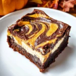 Pumpkin Cheesecake Brownies
