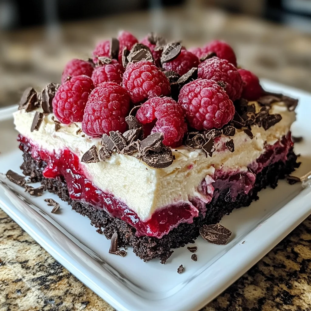 Raspberry Chocolate Lasagna