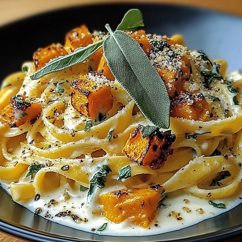 Savory Butternut Squash & Sage Pasta