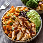 BBQ Chicken Sweet Potato Bowl