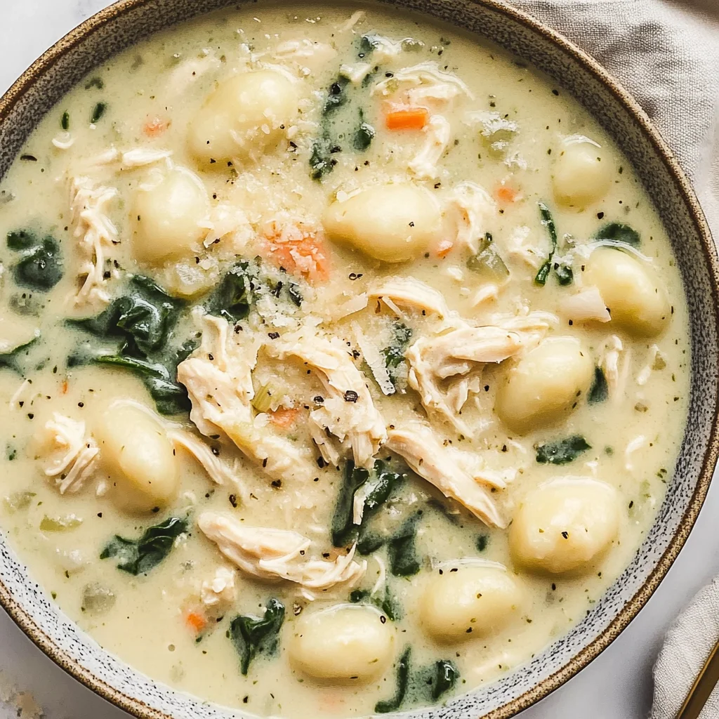 Creamy Chicken Gnocchi Soup