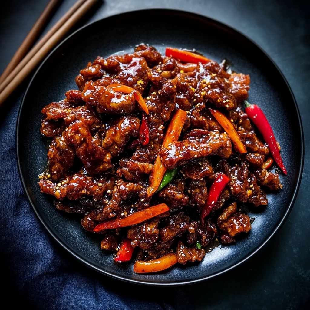 Crispy Chilli Beef with Sweet Chilli Sauce