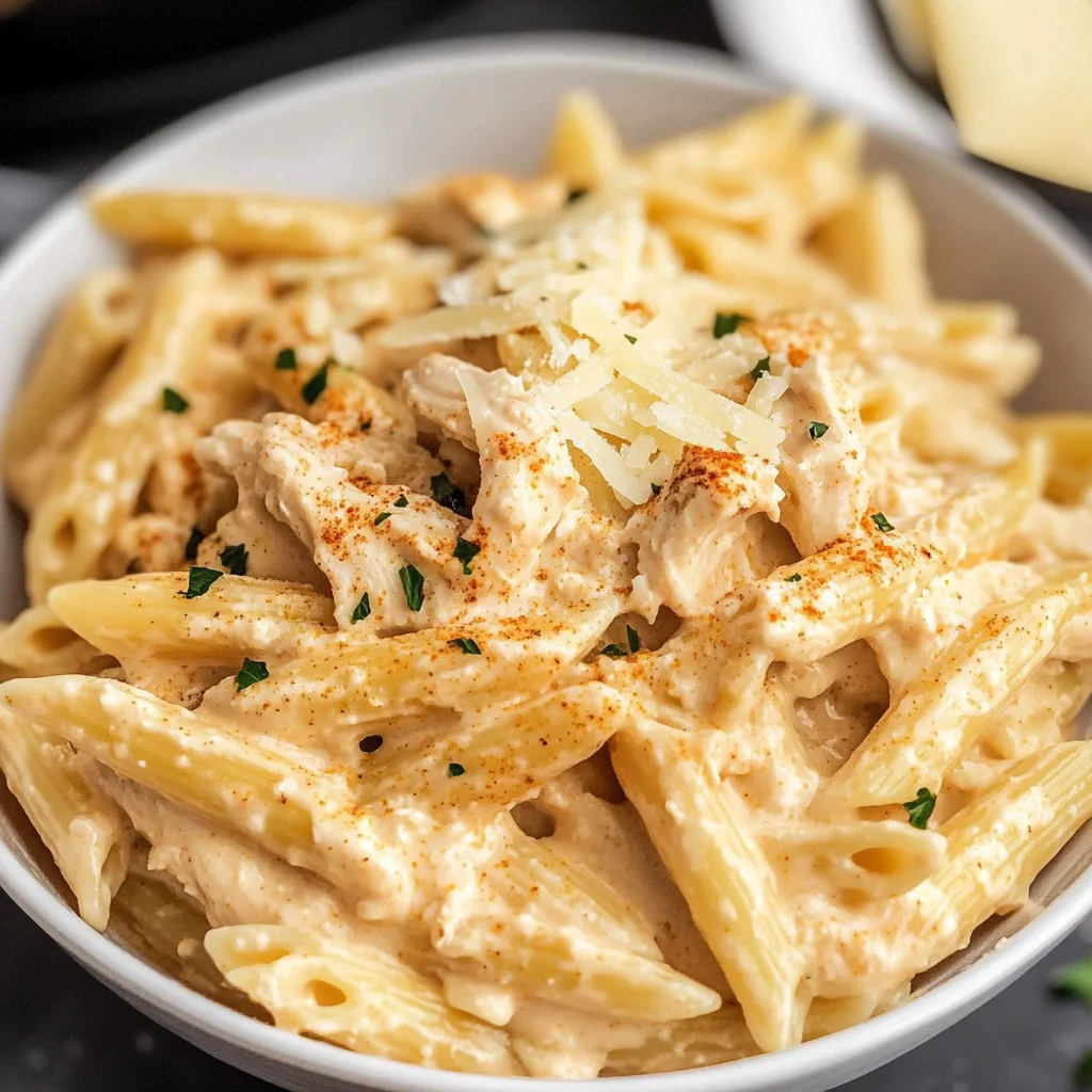 Crock Pot Creamy Cajun Chicken Pasta Recipe