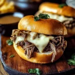Crock Pot French Dip Sandwiches