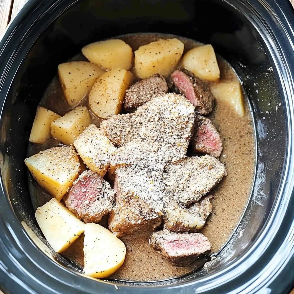 Crockpot Steak and Potatoes