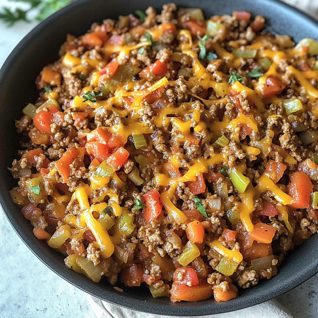 Easy Unstuffed Pepper Skillet (Quick One Pot Recipe)