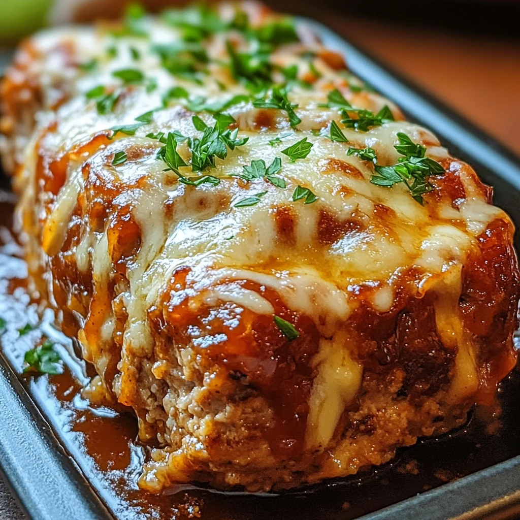 Melt-in-Your-Mouth Garlic Parmesan Chicken Meatloaf Recipe