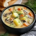 Russian Potato and Mushroom Soup Recipe