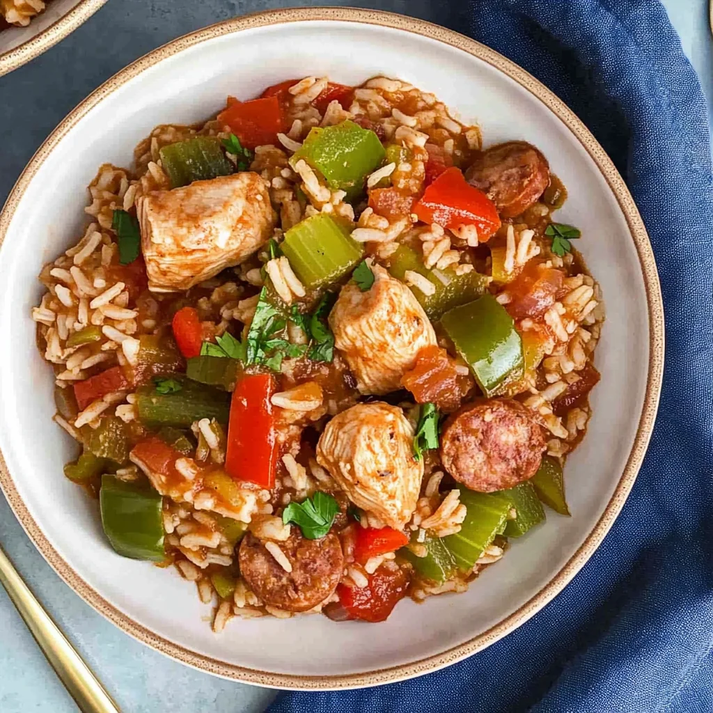 Slow Cooker Chicken Jambalaya