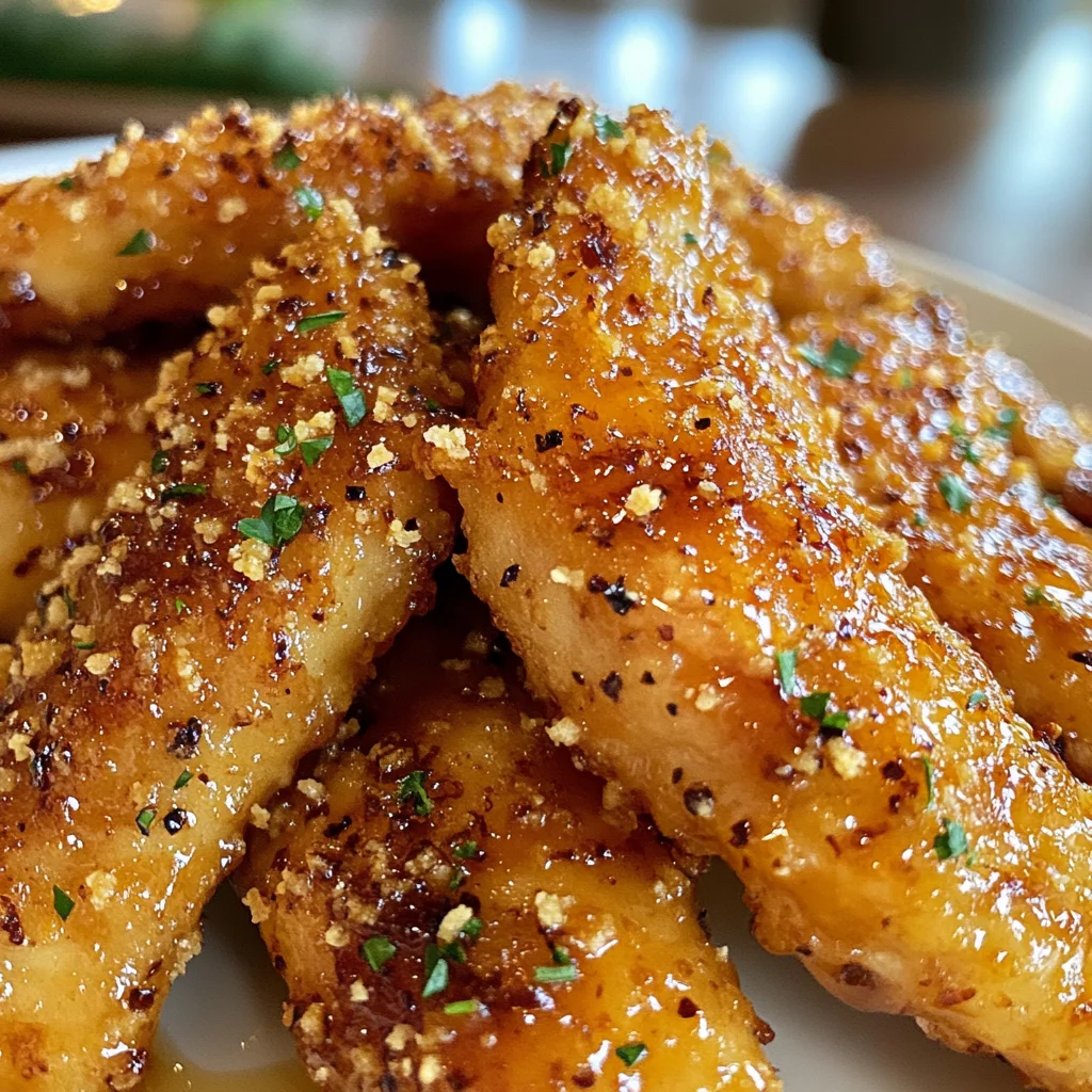 Air Fryer Honey Butter Garlic Chicken Tenders