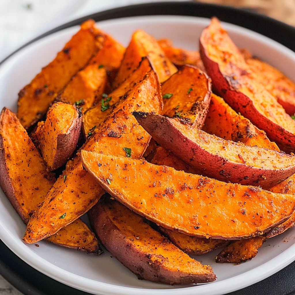 Air Fryer Sweet Potato Wedges