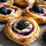 Blackberry Brie Pastry Swirls