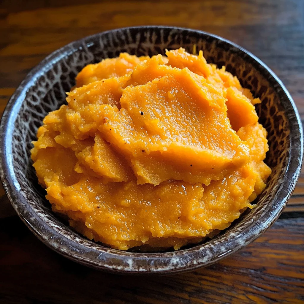 Bourbon Mashed Sweet Potatoes