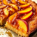 Bourbon Peach Upside-Down Cake