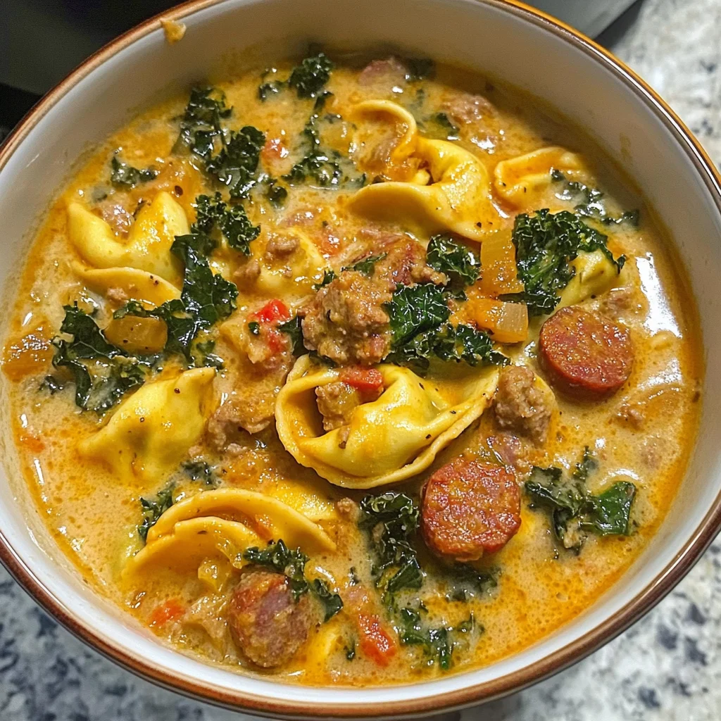 Cajun Tortellini Soup