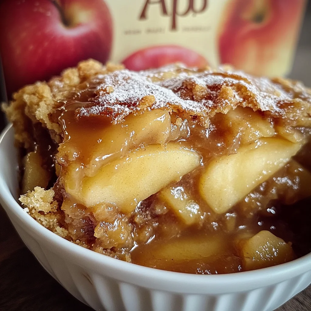 Caramel Apple Cobbler Dump Cake
