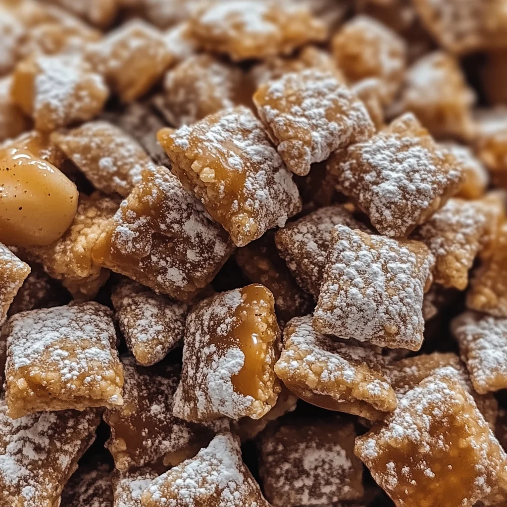Caramel Apple Puppy Chow – Sweet, Crunchy & Irresistible