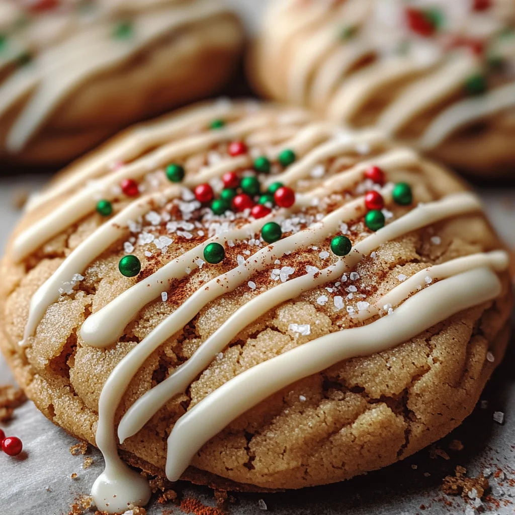 Chewy Maple Cinnamon Cookies with White Chocolate