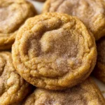 Chewy Pumpkin Snickerdoodle Cookies