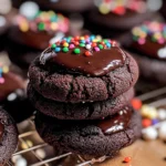 Chocolate Thumbprint Cookies