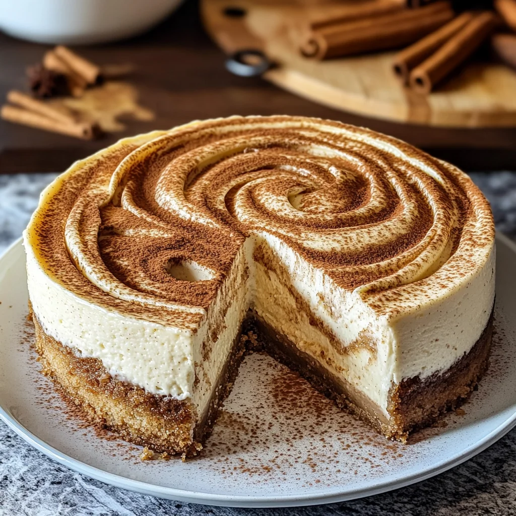 Cinnamon Roll Cheesecake