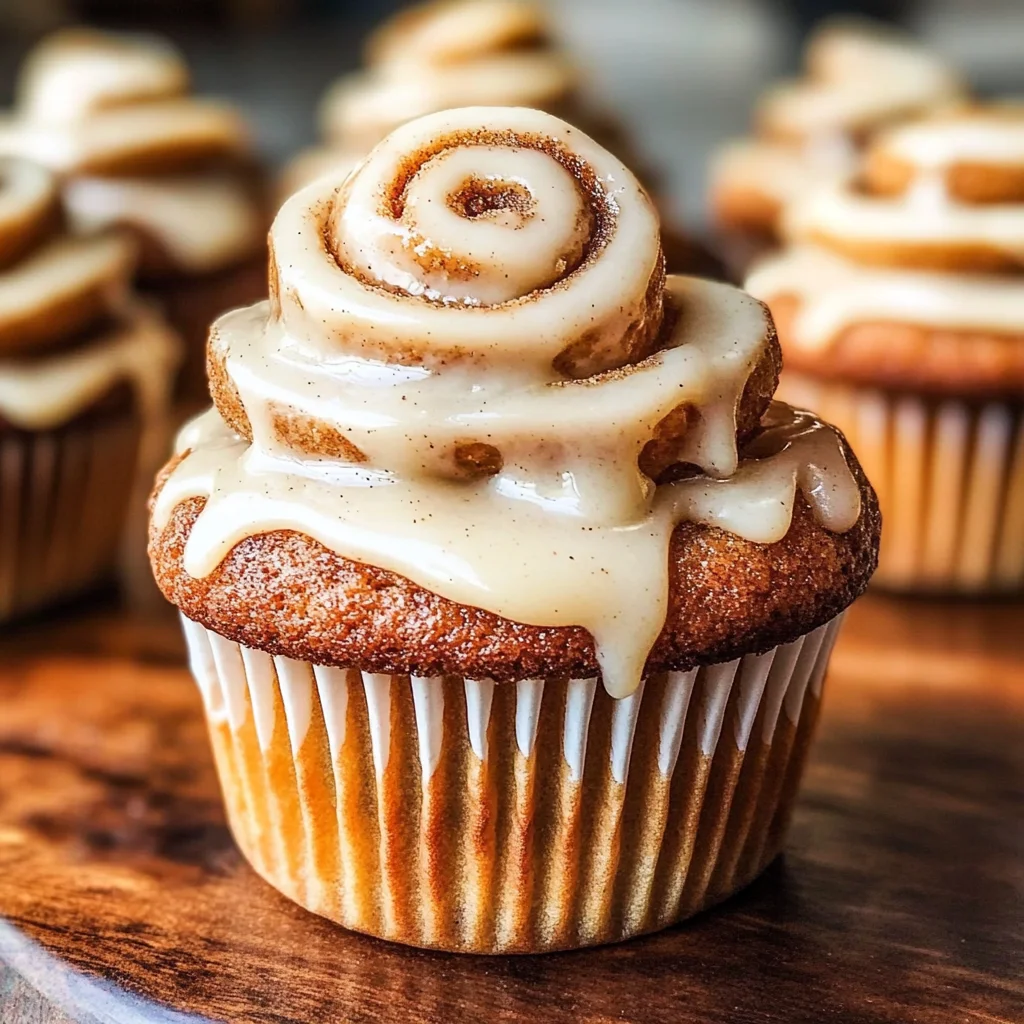 Cinnamon Roll Cupcakes