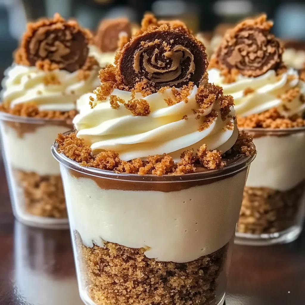 Cookie Butter Cheesecake Cups