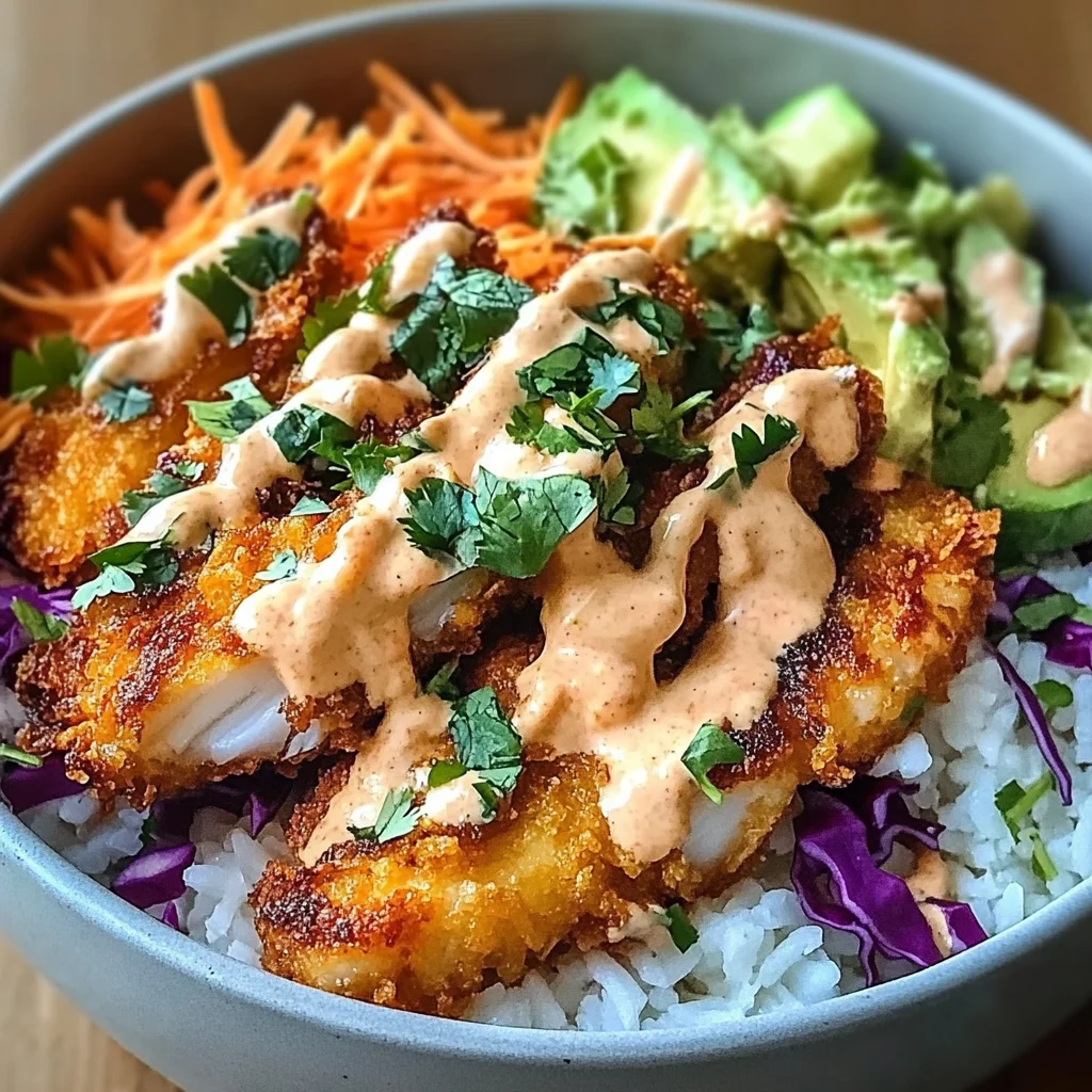 Crispy Fish Taco Bowls