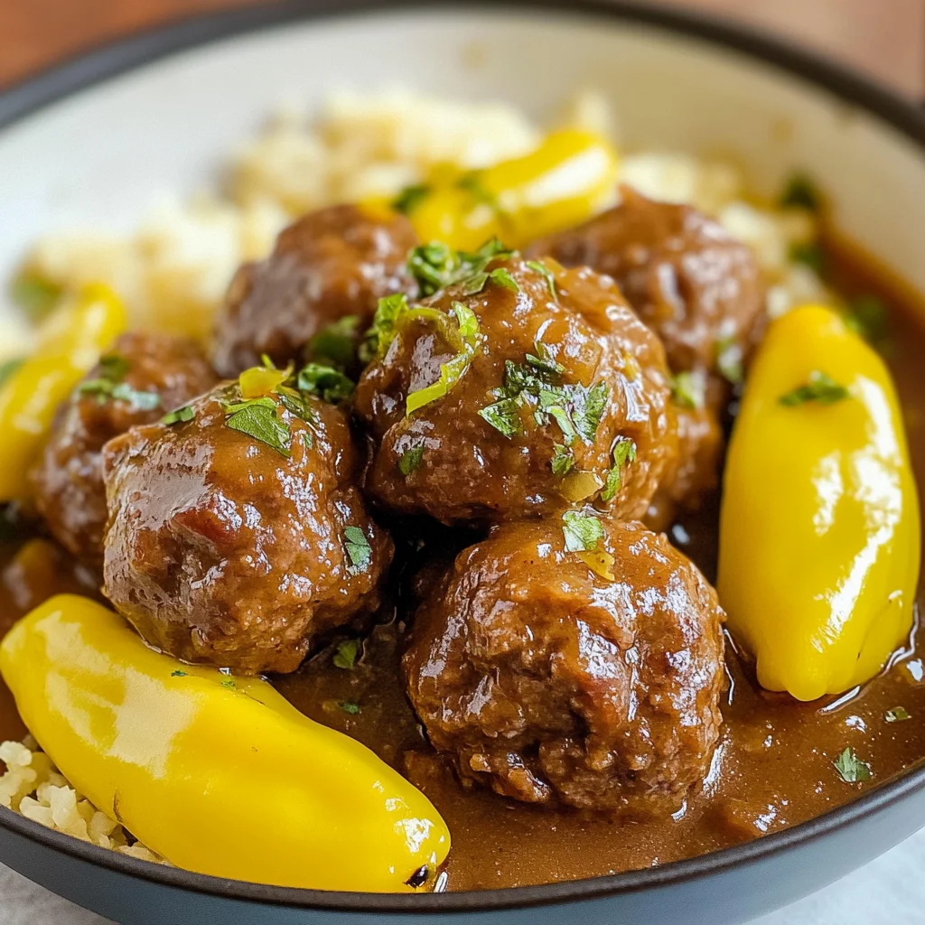 Crockpot Mississippi Meatballs