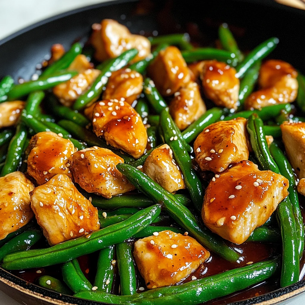 Easy Chicken Breast and Green Beans