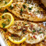 GARLIC BUTTER OVEN BAKED TILAPIA