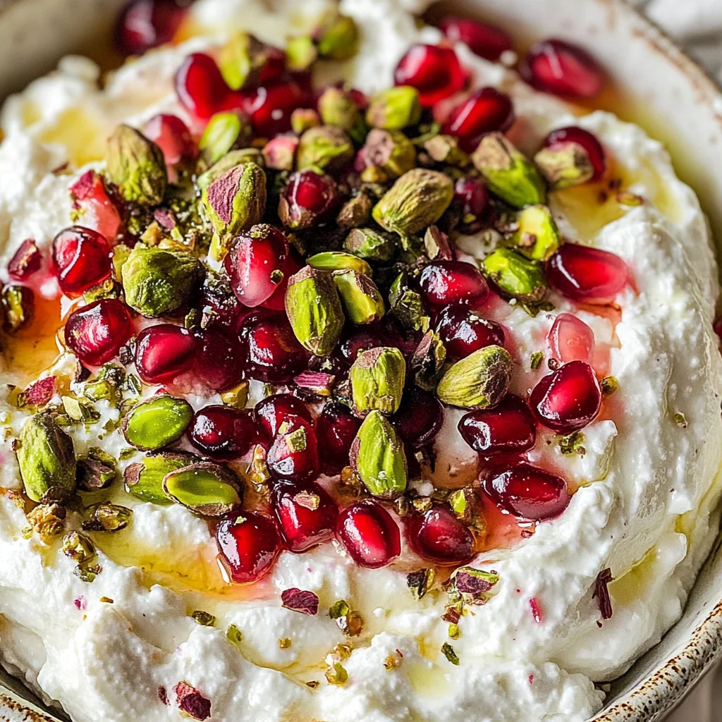 Pomegranate Pistachio Whipped Feta