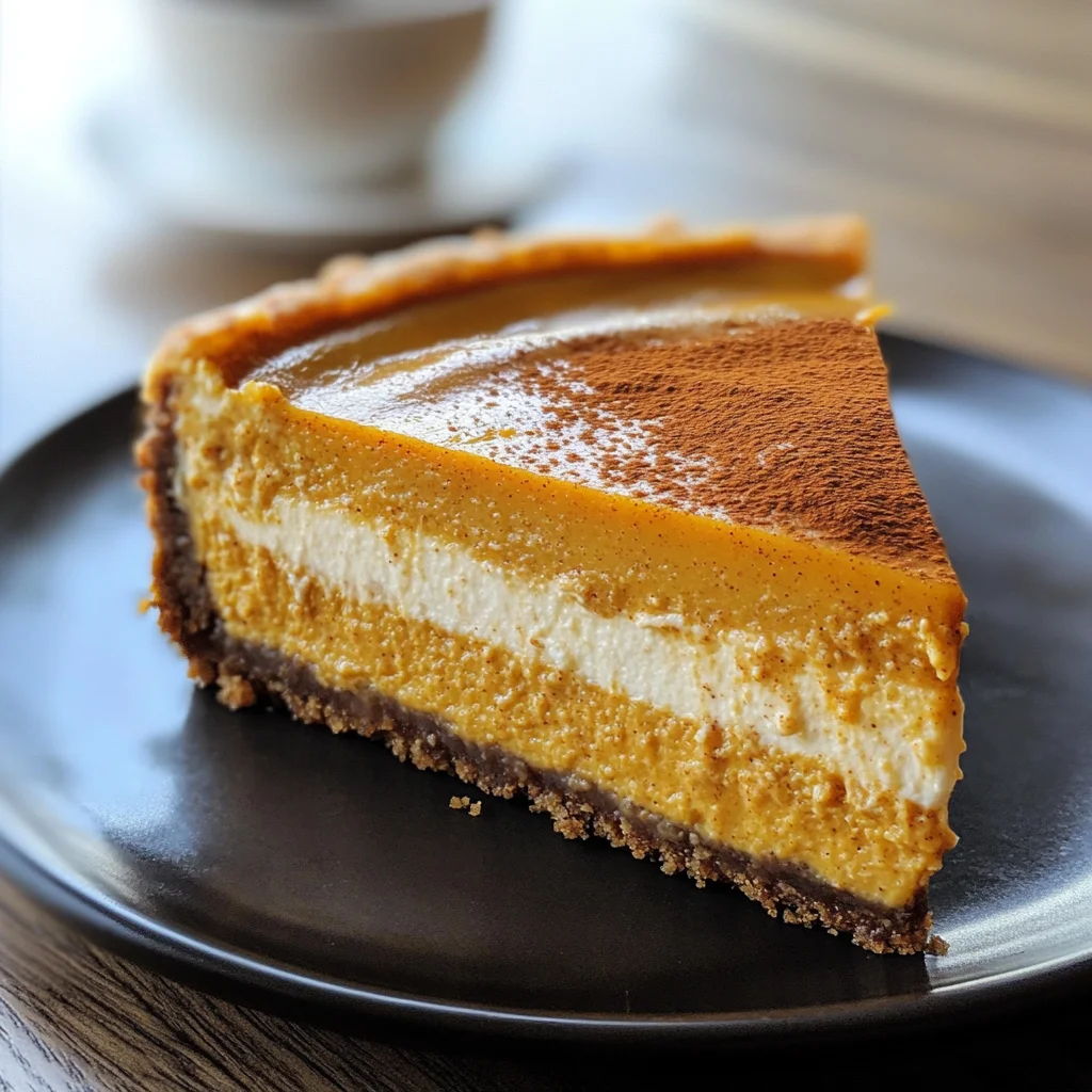 Pumpkin Cheesecake (no water bath)