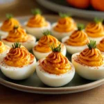 Pumpkin Patch Deviled Eggs
