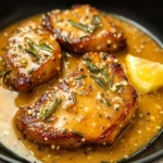 Rosemary Garlic Butter Pork Chops