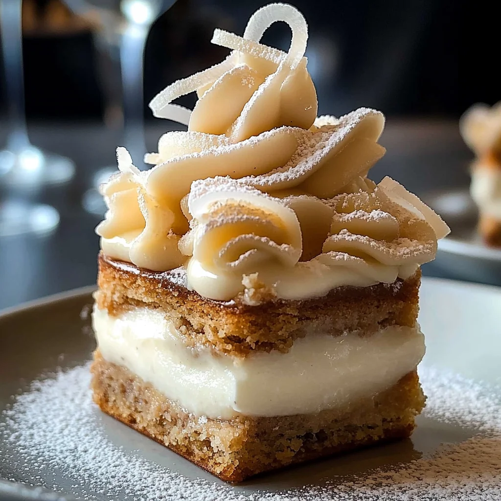 Simple Mont Blanc (chestnut dessert)