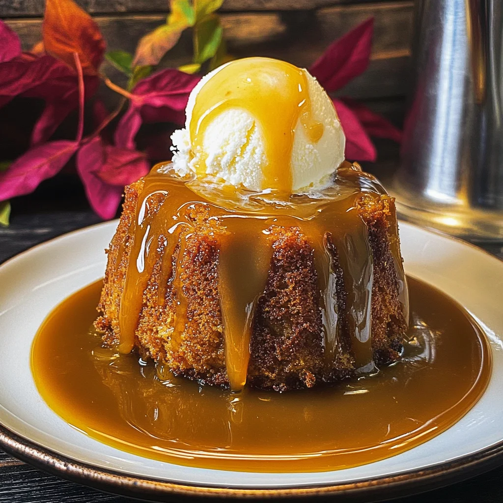 Sticky Butterbeer Pudding
