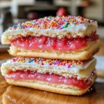 Strawberry Pop Tart Sugar Cookies