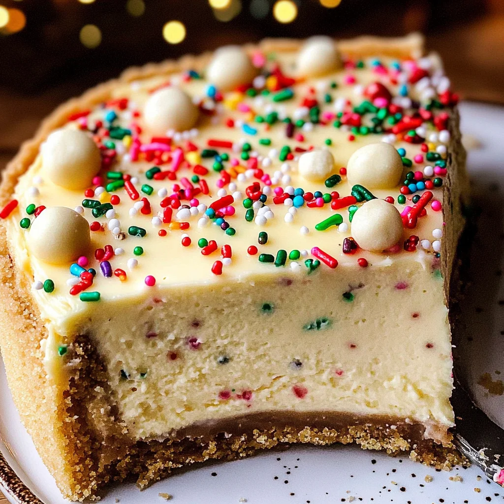 Sugar Cookie Cheesecake