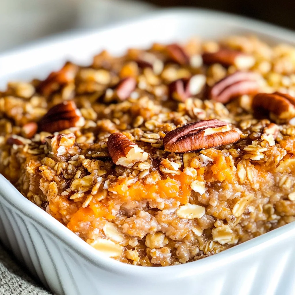 Sweet Potato Baked Oatmeal