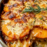 Sweet Potato Gratin with Smoked Gouda and Rosemary