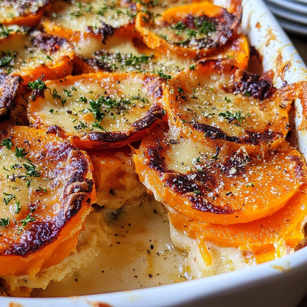Sweet Potatoes Au Gratin Recipe