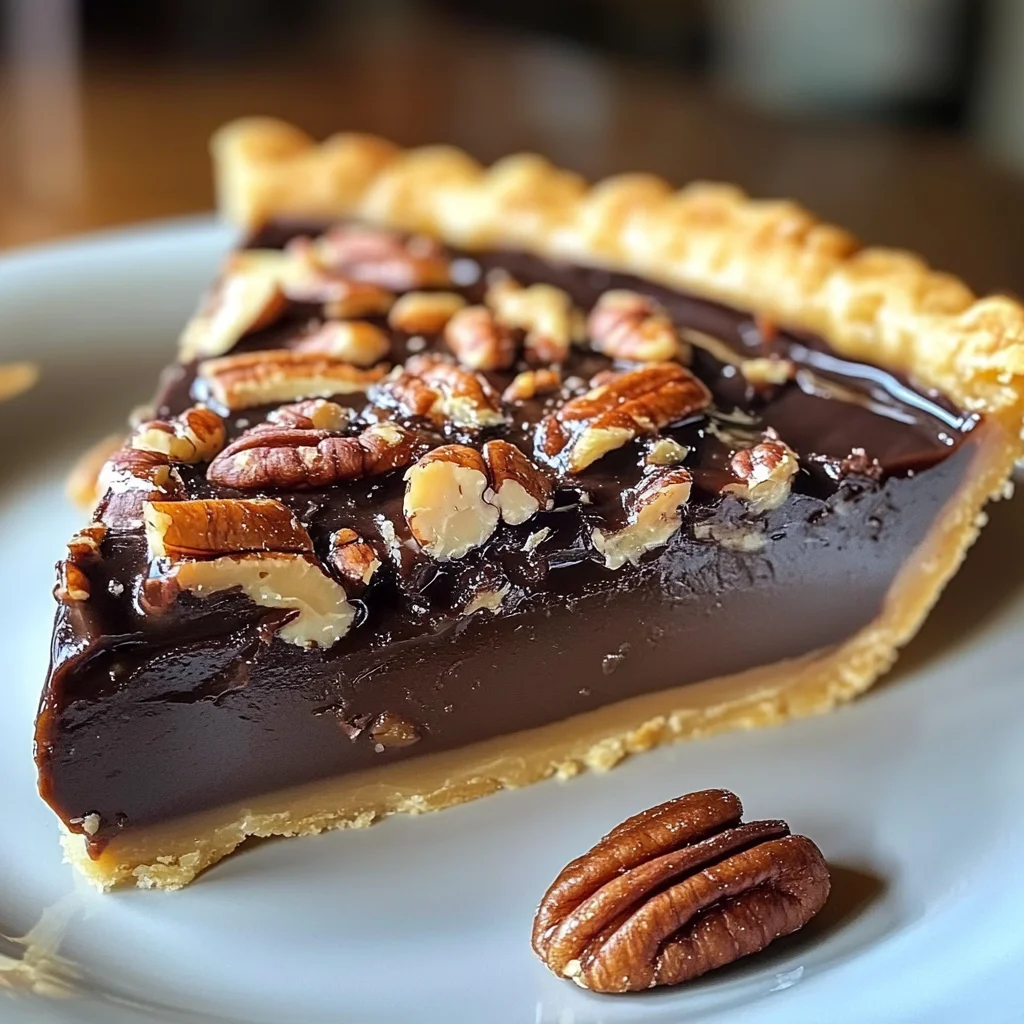 Texas Chocolate Pecan Pie