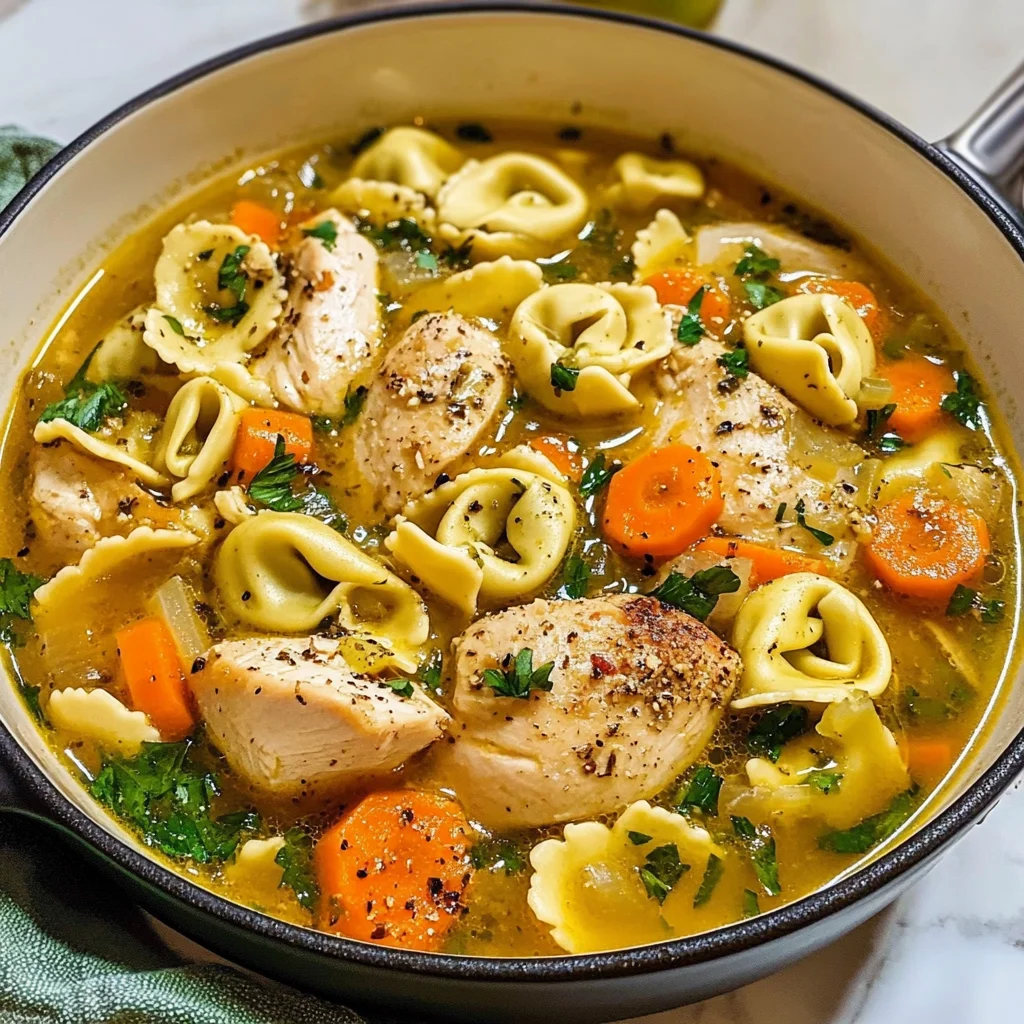 Chicken Tortellini Soup