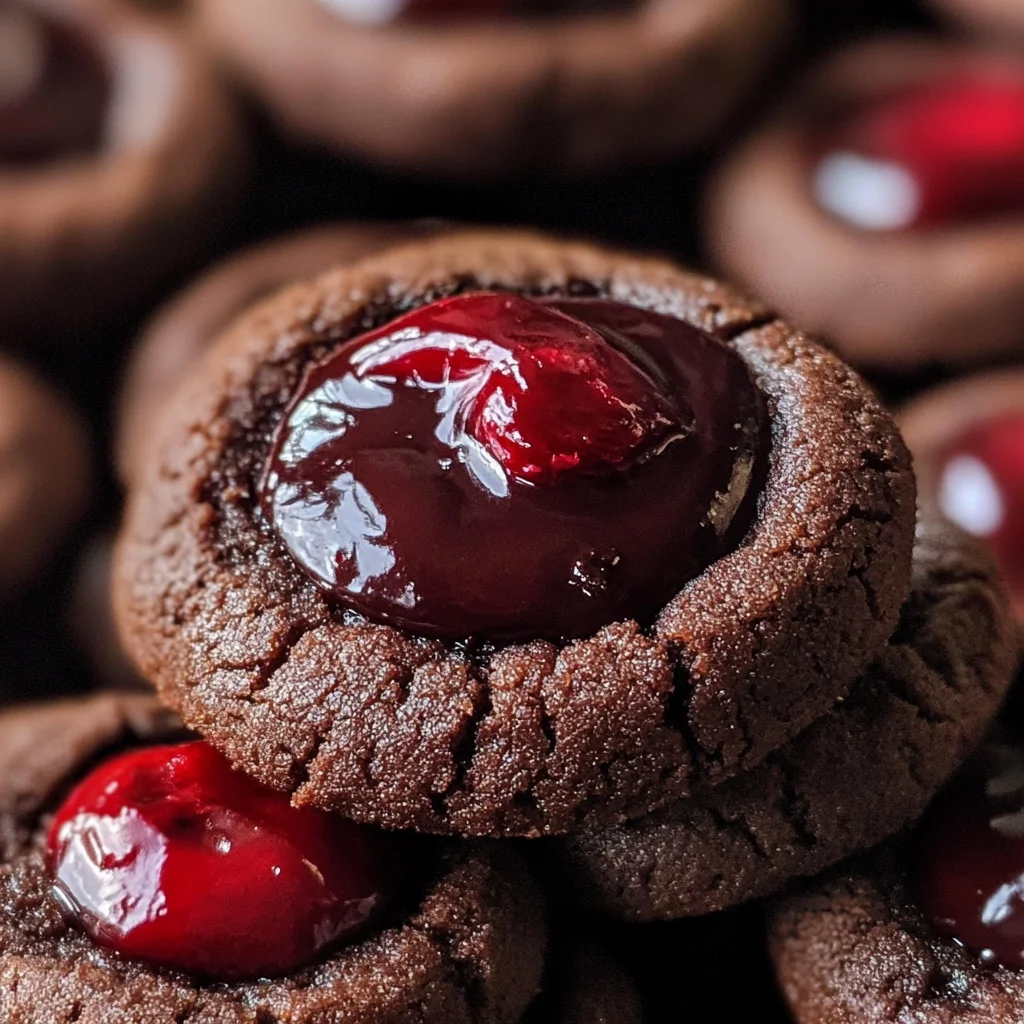 Chocolate Cherry Cookies
