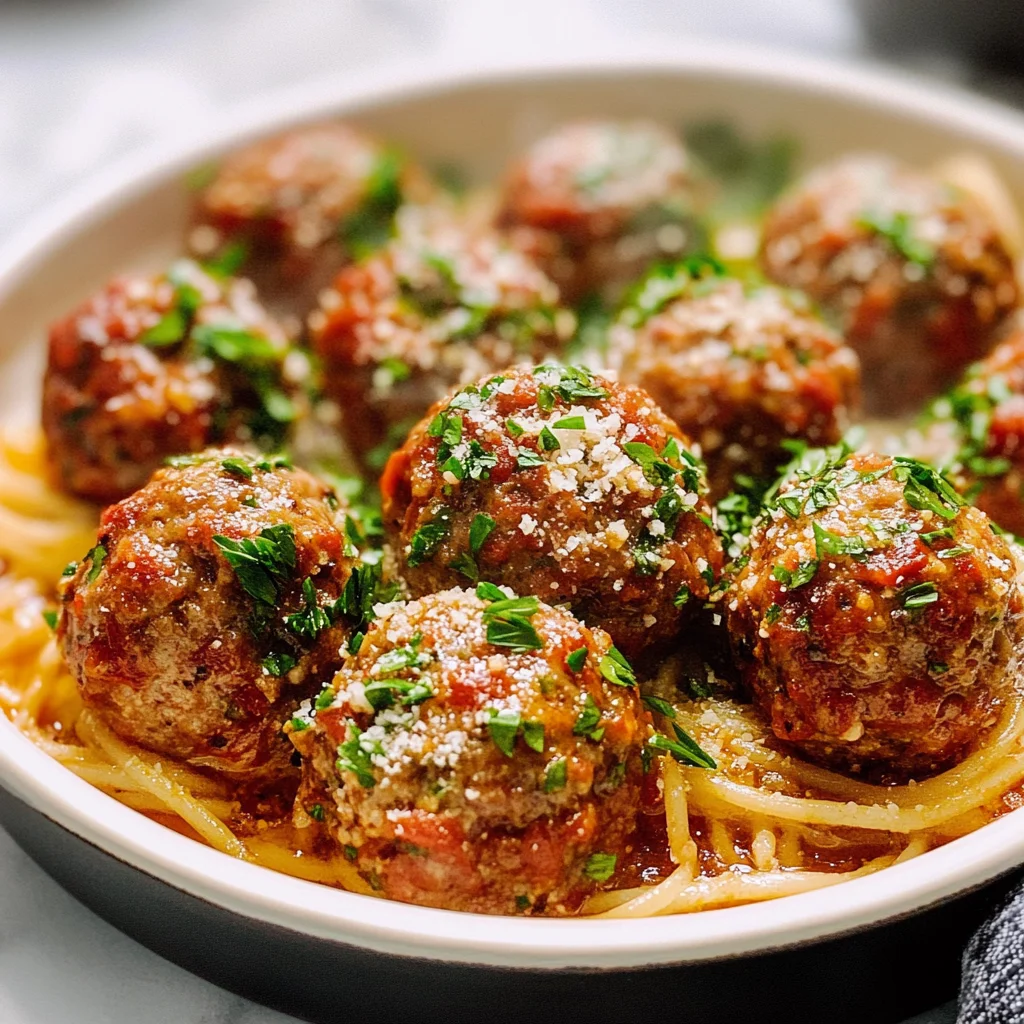 Classic Italian Meatballs (Tender and Juicy!)