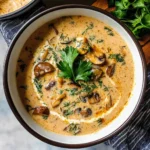 Creamy Hungarian Mushroom Soup