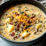 Easy Cheeseburger Soup
