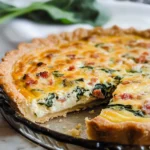 Spinach and Bacon Quiche